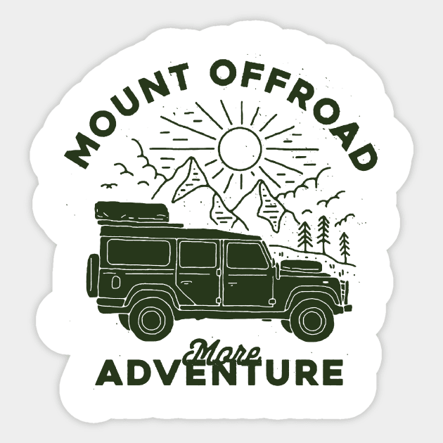 mountain offroad Sticker by hanespace